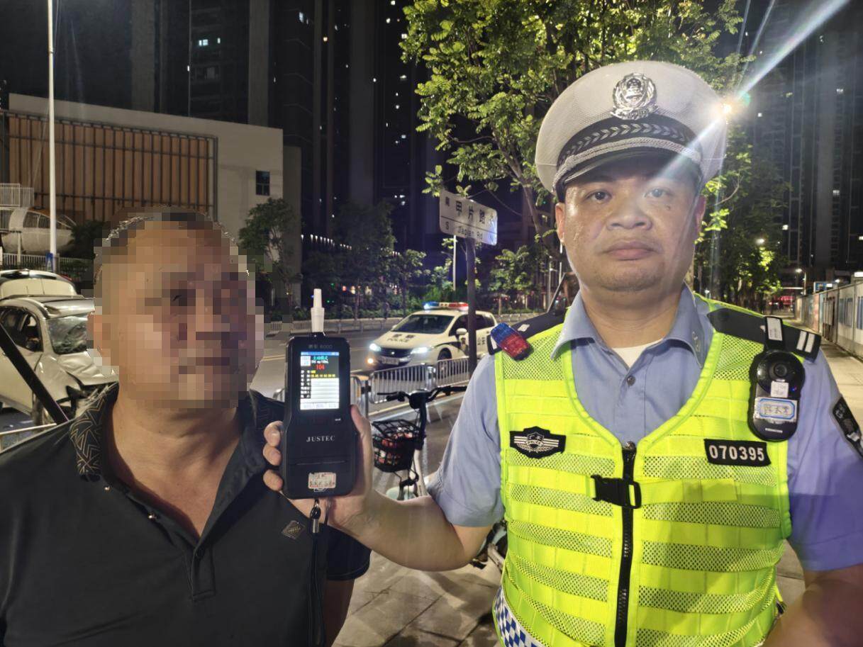 两小时极速抓捕，深圳坪山交警大队成功抓获一宗涉酒事故逃逸嫌疑人