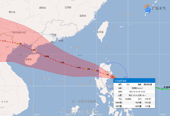 台风“麦德姆”生成，4-5日东莞降水趋于频繁、局部暴雨