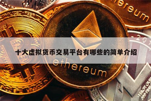 关于十大虚拟币交易平台的信息